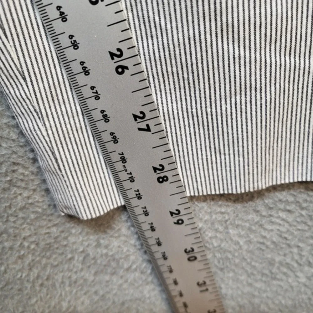 Etro Men Pants 46 Gray Striped Dress Pants 28
